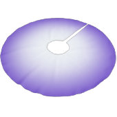 Jegliche Farbe mit Lila Ombre Treppenstück Polyester Weihnachtsbaumdecke (Schrägansicht)