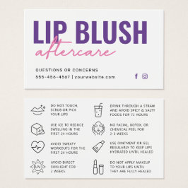 Jegliche Farbe Moderne Lila Lippenblüte Tattoo Aft