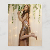 Jegliche Farbe Moderne Minimal Sweet 16 Party Foto (Rückseite)