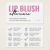 Jegliche Farbe Moderne rosa Lippe Blush Tattoo Aft (Vorne & Hinten)