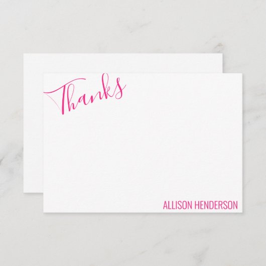 Jegliche Farbe - Personalisierte Mitteilungskarten (Vorne/Hinten)