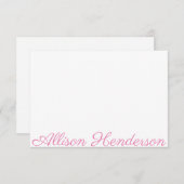 Jegliche Farbe - Personalisierte Mitteilungskarten (Vorne/Hinten)