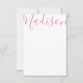 Jegliche Farbe - Personalisierte Mitteilungskarten (Vorderseite)