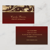 Jegliche Farbe und Gold-Visitenkarte Visitenkarte (Vorne/Hinten)