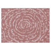 Jegliche farbige Blumengarne Swirl Cotton Tableclo Tischdecke (Vorderseite (Horizontal))