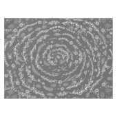 Jegliche farbige Blumengarne Swirl Cotton Tableclo Tischdecke (Vorderseite (Horizontal))