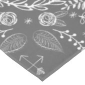 Jegliche farbige Blumengarne Swirl Cotton Tableclo Tischdecke (Schrägansicht)