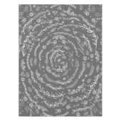 Jegliche farbige Blumengarne Swirl Cotton Tableclo Tischdecke (Vorderseite)