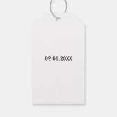 Jegliche farbige Happy Trails Geschenk-Tag, Nut &  Geschenkanhänger (Rückseite)