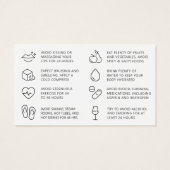 Jegliche farbige moderne Lila Lip Filler Aftercare (Rückseite)