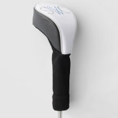 Jegliche farbige, moderne Monogramm-Golf-Kopfabdec Golf Headcover (angewinkelt)