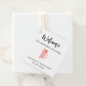 Jegliche farbige Rhode Island-Begrüßungstasche Geschenkanhänger (Beispiel)