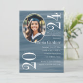 Jegliche farbige Wash mit Foto Einladung (Stehend Vorderseite)