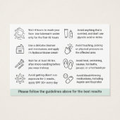 Jegliche farbliche Mikrofonvorsorgekarte (Rückseite)