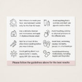 Jegliche farbliche Mikrofonvorsorgekarte (Rückseite)