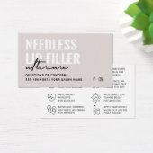 Jegliche Farbnadeln Lippenstift-Aftercare-Karte (Schreibtisch)