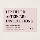 Jegliche farbrosa Lippenflasche Botox Aftercare-Ka (Vorderseite)