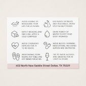 Jegliche farbrosa Lippenflasche Botox Aftercare-Ka (Rückseite)