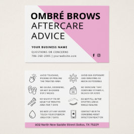 Jegliche farbrosa Ombre Pulver Brows Aftercare-Kar