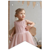 Jegliche Feier nach Maß Foto Geburtstag Wimpelkette (Zweite Fahne)