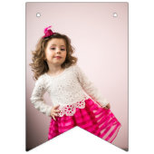 Jegliche Feier nach Maß Foto Geburtstag Wimpelkette (Dritte Fahne)