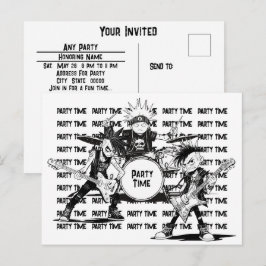 Jegliche Feier zum Party Zuhause Feiertage Geburts Postkarte