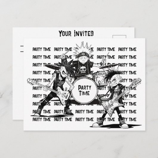 Jegliche Feier zum Party Zuhause Feiertage Geburts Postkarte (Vorne/Hinten)