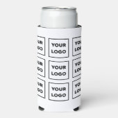 Jegliche Form des Firmenlogos Selters Dosenkühler (Seltzer Vorderseite)