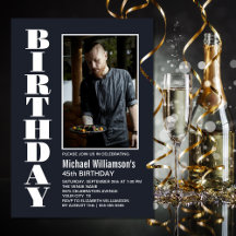 Jegliche Geburtstagsparty des grauen weißen Fotos