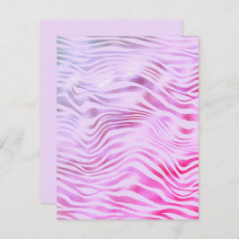 Jegliche Holografische Zebra-Streifen-Karte