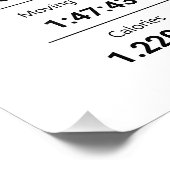 Jegliche Marathon-Route Fotodruck (Ecke)