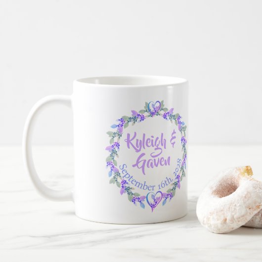 Jegliche Namensjubiläumsgeschenke-Tasse Kaffeetasse (Mit Donut)