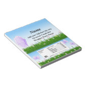 Jegliche Oklassierungen Candy Bar Wrapper Gastgesc Notizblock (angewinkelt)