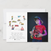 Jegliche Remote-Kontrolle RC Auto Motor Kindergebu Dankeskarte (Vorderseite)