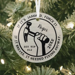 Jegliche Reparatur erforderlich Ornament Aus Glas