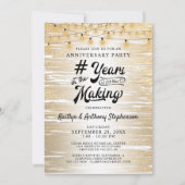 Jegliche schwarze Streichleuchten Einladung (Vorderseite)