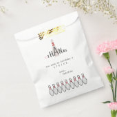 Jegliche weiße, moderne, einfache Bowling Geburtst Geschenktütchen (Versiegelt)