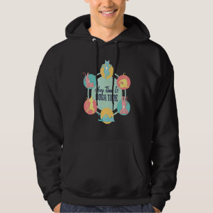Jegliche Zeit ist Yoga Time Cat Posen Meditation W Hoodie