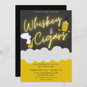 Jeglicher Altersmann zum Geburtstag Einladung (Vorne/Hinten)