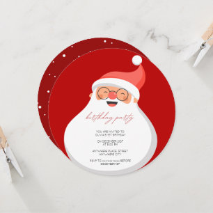 Jeglicher Altersretro Weihnachten Geburtstag Einladung