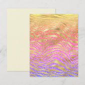 Jeglicher Fall Gold Zebra und Glitzer Card (Vorne/Hinten)