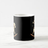 Jeglicher Farbaffe beim Rockpferd Kaffeetasse (Mittel)