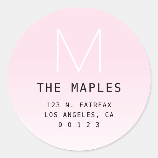 Jeglicher farbiger moderner Hintergrund Runder Aufkleber (Vorderseite)