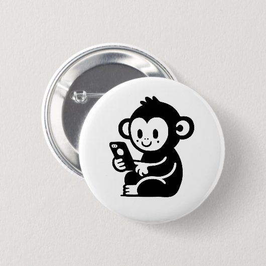 Jeglicher Farbmonkey Button (Vorne & Hinten)