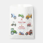 Jeglicher Geburtstag eines Aquarelltraktors Geschenktütchen (Vorderseite)