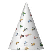 Jeglicher Geburtstag eines Aquarelltraktors Partyhütchen (Links)