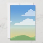 Jeglicher Geburtstag eines überdachten Spielplatze Einladung (Rückseite)