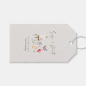 Jeglicher Geburtstag Geschenkanhänger (Vorderseite (Horizontal))