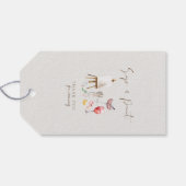 Jeglicher Geburtstag Geschenkanhänger (Rückseite Horizontal)