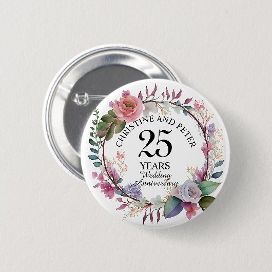 Jeglicher Hochzeitsfeier Button (Vorne & Hinten)
